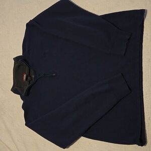 The North Face men's quarter zip wool blend pullover, mens size XL